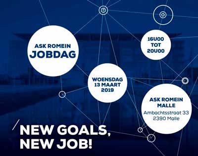 ASK Romein Malle organiseert jobdag op 13 maart 2019 ASK Romein Malle organiseert jobdag op 13 maart 2019
